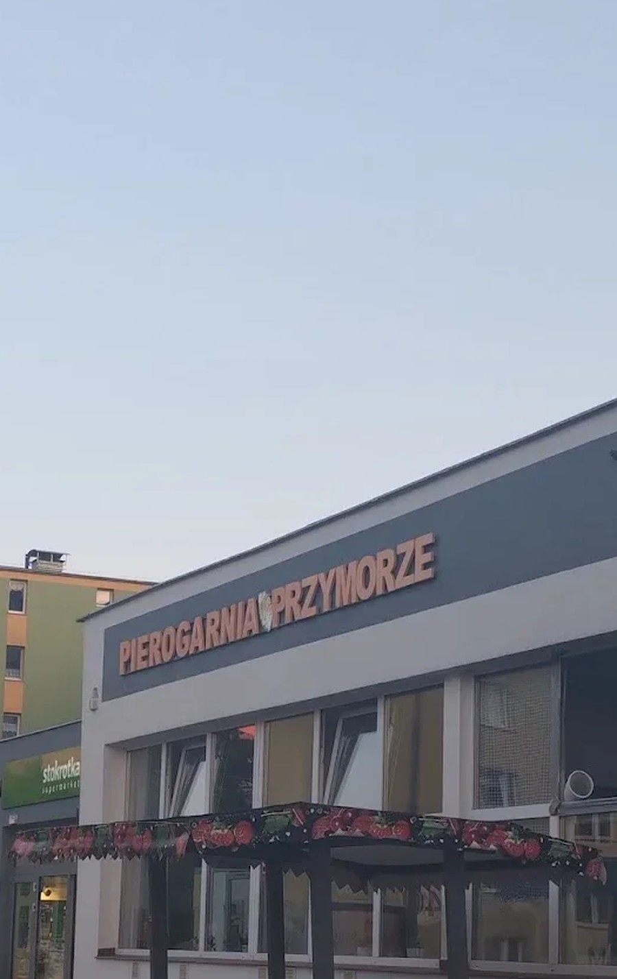 Pierogarnia Przymorze storefront on Jagiellońska 34